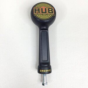 HUB Hopworks Urban Brewery Beer Tap Handle Organic‎ Knob 7" Tall Portland Oregon